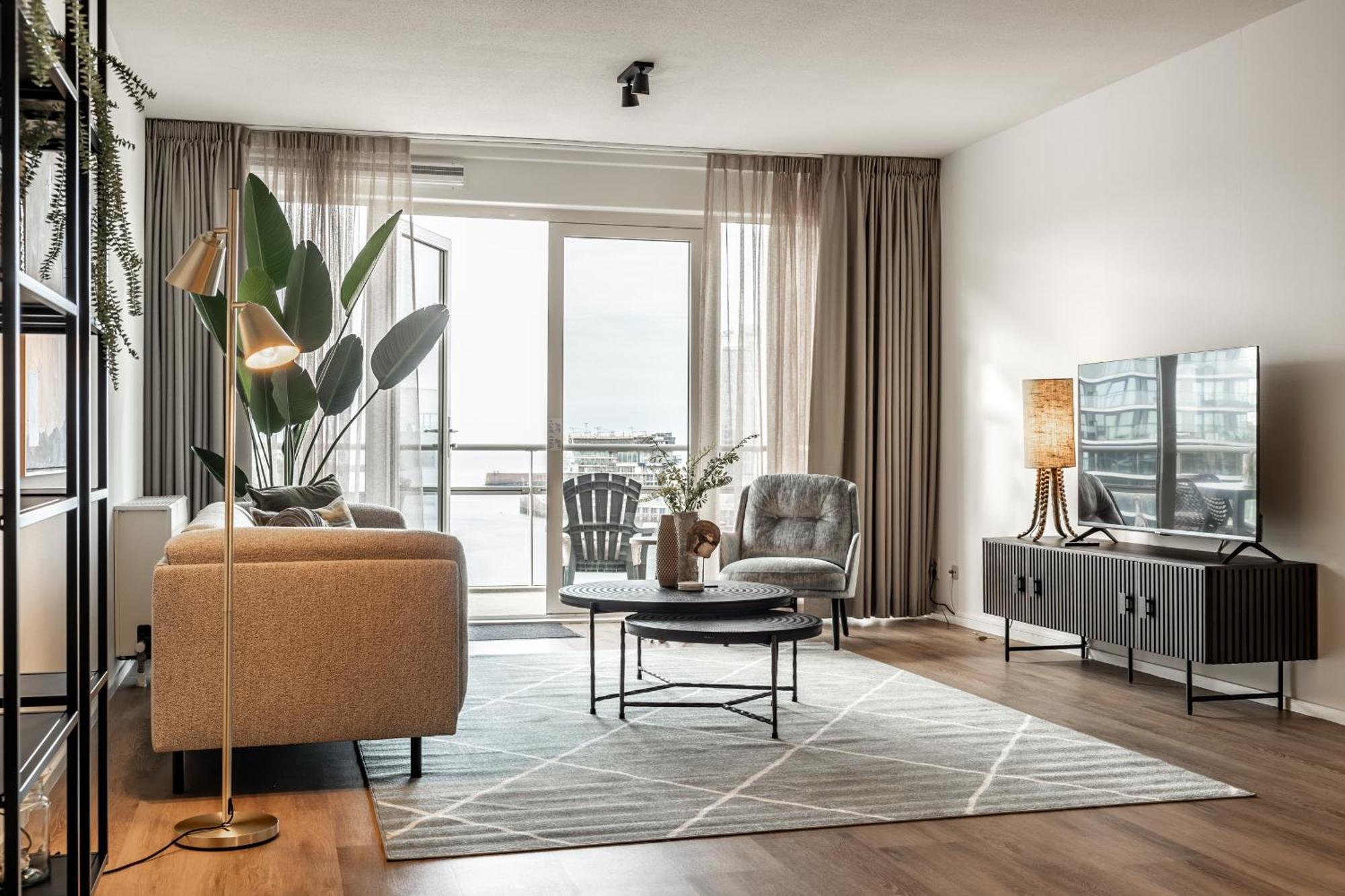 Bizstay Harbour III Scheveningen Apartments The Hague Bilik gambar