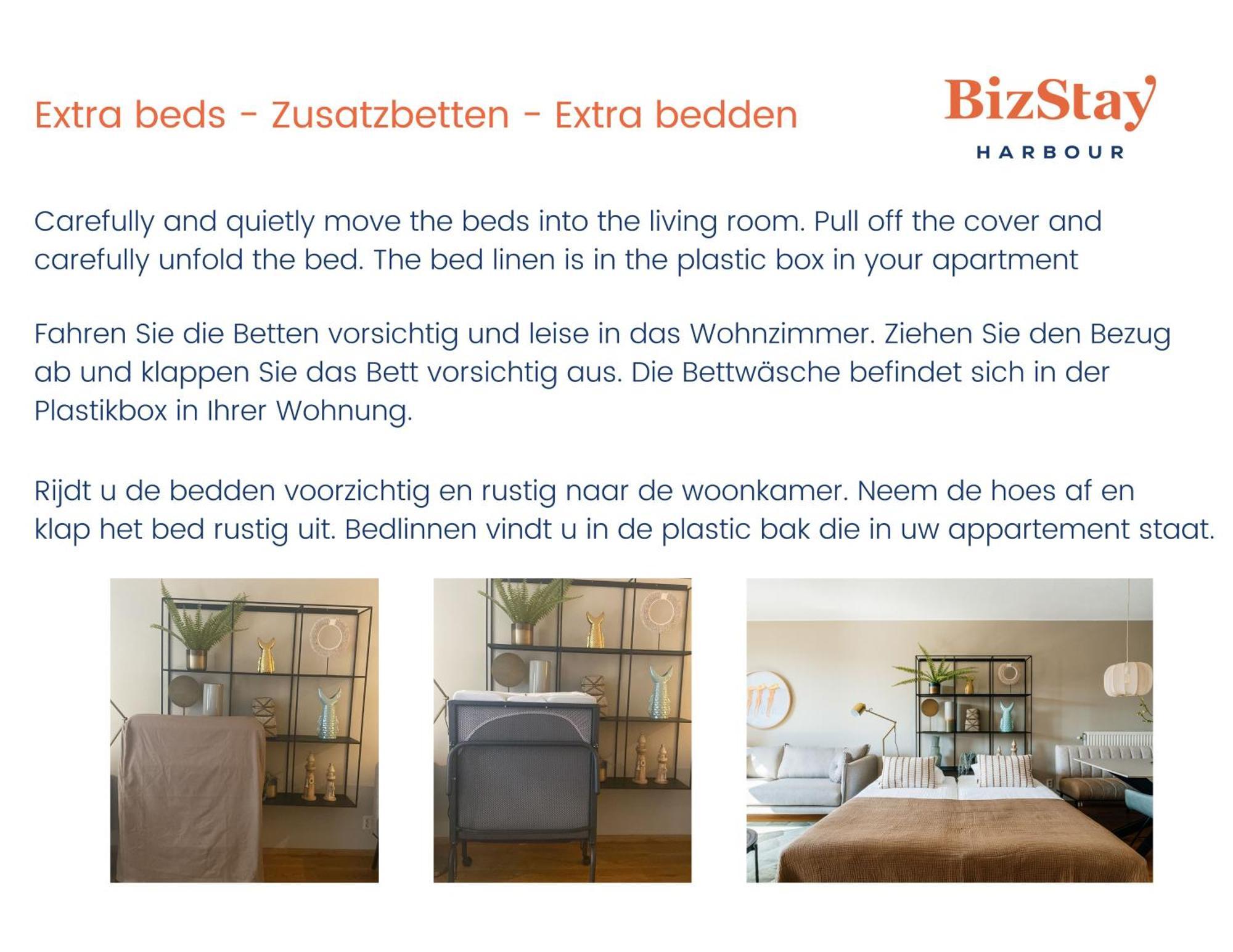 Bizstay Harbour III Scheveningen Apartments The Hague Bilik gambar